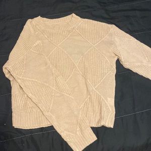 Tan knit sweater, never worn
